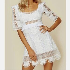 For Love and Lemons Amandine Mini Dress